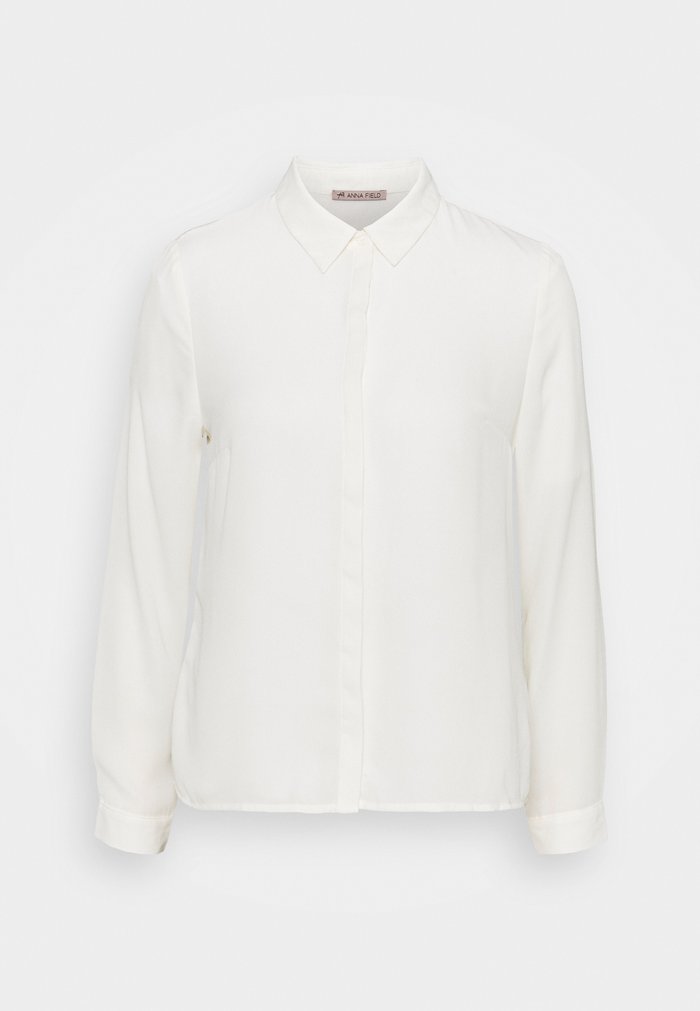 Chemisier Anna Field Button down Blanche Femme | DOW-3280194